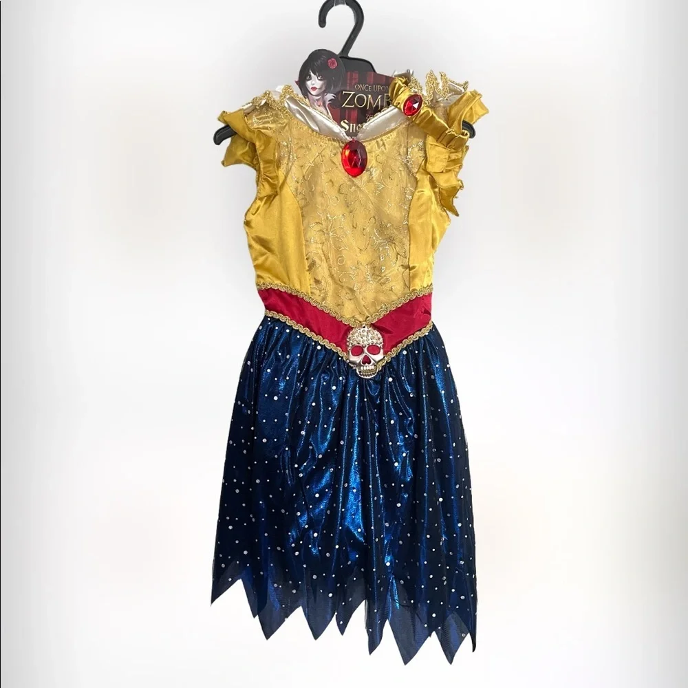 ONCE UPON A ZOMBIE Snow White Princess zombie Halloween costume XS